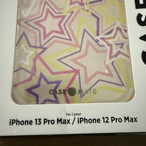 Case Mate iPhone 13/12 Pro Max Case Multicolor Stars New In Box - Picture 2 of 6
